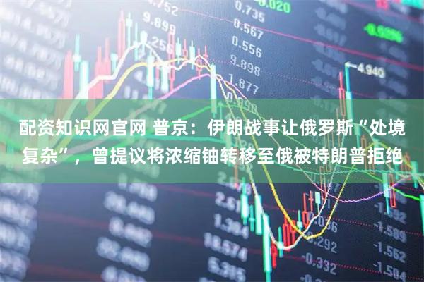 配资知识网官网 普京：伊朗战事让俄罗斯“处境复杂”，曾提议将浓缩铀转移至俄被特朗普拒绝